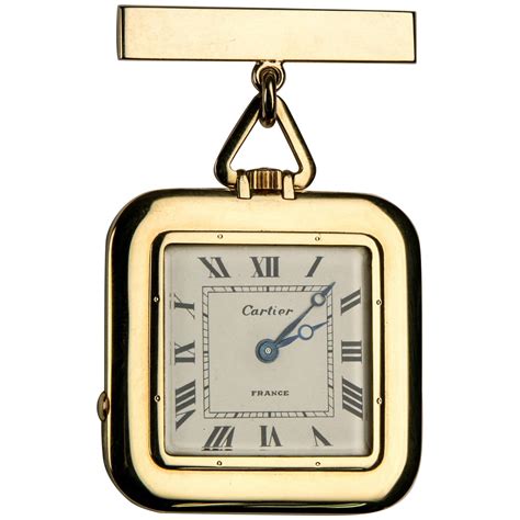 cartier pochette travel watch|cartier pocket watch vintage.